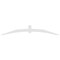 Ekena Millwork Archdale Architectural Grade PVC Gable Bracket, 84"W x 14"H x 2"D x 4"F, 4/12 Pitch GBP084X14X0204ARC00 - alternate 2